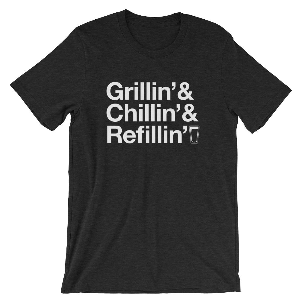 Classic Dad Grillin' Chillin' Refillin' Tee