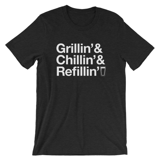 Classic Dad Grillin' Chillin' Refillin' Tee